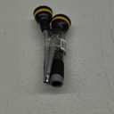 Melnor 65173AMZ RelaxGrip 8 Pattern 16" Pivoting Wand Bundle, Metal, Black, Yellow