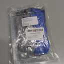 2 Sets Dog Cat Boots Shoes Socks Waterproof Dog Shoes Rain Snow Dog Booties Anti-Slip Dog Sock Shoes with Adjustable Drawstring for Small Puppy, Black, Blue(Size 2: 2.34'' L X 1.68'' W)