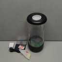 Jellyfish Lamp, 18LED 7-Color Changing Light with 5 Levels Brightness Jellyfish Aquarium fish lamp Home decor, children's birthday gift, men's and women's holiday gift, relaxing mood atmosphere (Black)