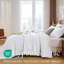 King Quilt Set with Shams Lightweight Quilted Bedspread Coverlet Thin Comforter Bed Cover Vintage Washed Quilted Blanket for All Season, Brushed Microfiber Diamond Stitching, Linen White, 104"x92"