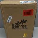 Sooyee 6-Tier Stackable Craft Organizers and Storage Box with 60 Compartments,Plastic for Toys,Dolls, Arts and Craft, Fuse Beads, Washi Tape, Rock Collection, Ribbons,Clear