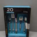 Towle Living Olivia 20-Piece Flatware Set, Service for 4, Stainless Steel