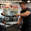 Adjustable Ropeless Battle Ropes Trainer, Weighted Cordless Battle Ropes for Home Gym, Portable Workout Ropes for Strength Training, Anaerobic & Full Body Exercise (Pink)