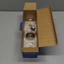 GE Refresh LED Light Bulbs, 40 Watt, Daylight, G25 Globe Bulbs, Clear, Medium Base (3 Pack)