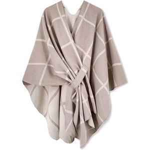 Moss Rose Women's Shawl Wrap Poncho Ruana Cape Open Front Cardigan Shawls for Fall Winter, One Size