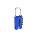SISAV 4-Digit Aluminum Combination Padlock for Gym,School Lockers,Toolbox,Fence Gate,and Employee Locker,(Black 1pack)