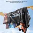 Arjen Kroos Men's Compression Shorts Athletic Workout Running Performance Underwear Long Boxer Briefs (XX-Large, Lion)