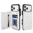 tharlet Compatible with iPhone 17 Pro Max Case with Card Holder White