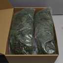 6FT Real Touch Cedar Garland - Artificial Christmas Garland Fake Green Faux Thick and Lush Pine Needles Garlands for Table Fireplace Mantle Holiday Home Indoor Outdoor Decor