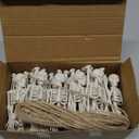 JOYIN 12 PCS 6 Small Skeletons Halloween Decorations Mini Skeleton Figurines for Craft Haunted House Accessories Trick-or-Treaters Party Favors Graveyard Decorations