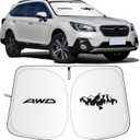 for Subaru Outback Sun Shade 2015-2019, Car Front Window Covers Sun Visor Protector, Foldable Blocks UV Rays Windshield Sunshade for Subaru Outback Accessories