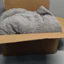 LBRO2M Double Sided Sherpa Blanket,King Size Super Soft Fuzzy Plush Warm Cozy Fluffy Throw Reversible Luxurious Blankets (Grey)