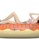 Jasonwell Inflatable Dinosaur Pool Float for Boys Girls Adults 124'' Giant T-Rex Floatie Summer Beach Swimming Pool Inflatables Ride on Party Pool Toys Raft Lounge Kids Tyrannosaurus Rex Toys
