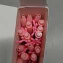 Sayglossy 20 Pcs Bow Pens Coquette Pink White Black Blue Retractable Writing Pen Bulk Birthday Bow Party Favor for Baby Shower Bridal Shower Spring Wedding Tea Party Office School Supplies(Pink)