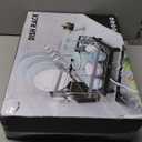 MOUKABAL Dish Drying Rack, 2 Tier Dish Rack, Large Dish Racks for Kitchen Counter, Dish Drainer with Removable Utensil Holder, Drainboard (Black)