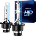 Marsauto D4S HID Bulbs, 66440 42402 42402WX (42402C1) for HID Assembly, 6000K Cold White 35W Bulb, Plug and Play, Pack of 2