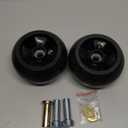 CheeMuii AM125172 Lawn Mower Deck Gauge Wheels Kit Heavy Duty 2 Pack Mower Deck Wheels Compatible with John Deere 48", 54", 60", 62, 72" Deck Replace for AM125172 AM124706 210-300
