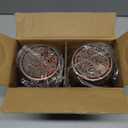 KOOPER Solar Lanterns Outdoor Waterproof Birthday Gifts for Women Mon Grandma, 2 Pack Brighter Hummingbird Hanging Solar Lantern Lights Outdoor, Metal Outdoor Decoration for Yard, Porch (Sunflower)