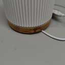 URPOWER 100ML Essential Oil Diffusers for Home with 7 LED Color Changing Lights, Timer & Auto-Off Ultrasonic Aromatherapy Diffuser Cool Mist Humidifer Scent Diffuser for Bedroom, Office, Yoga (Striped White)