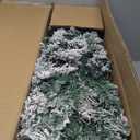 Set of 3 Pre-Lit Snow Flocked Artificial Christmas Trees 