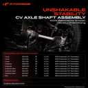 A-Premium Front Right Passenger Side CV Axle Shaft Assembly Compatible with Mitsubishi Outlander 2008-2012 AWD, Outlander Sport 2011-2012 2016-2017 4WD, Lancer 2012-2016 AWD, RVR 2011 4WD, 2.0L 2.4L