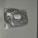 COOLYARD Shade Sail Hardware Kit with Cable Wire Rope,48 Ft (12Ftx4) Vinyl Coated Aircraft Cable,6 Inch Hanging Kit for Outdoor Curtain String Light Sun Shade Sails Installation