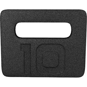 Signature Fitness Fitvids Cast Iron Plate Weighted Plate for Swings 10 pounds Black