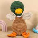 Baby Mallard Duck Cute Soft Plush Toy Huggable Handmade Stuffed Animal 13 Inches Green Fluffy Nursery Home Decor Baby Shower Birthday Gift for Newborn Infant Toddler Boys Girls