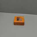 Transparent Wireless Bluetooth Speaker Portable Mini Speaker with LED Colorful Lights Stereo Sound TWS Small Speakers for Office, Party Camping, Shower, Home, Travel (Orange)