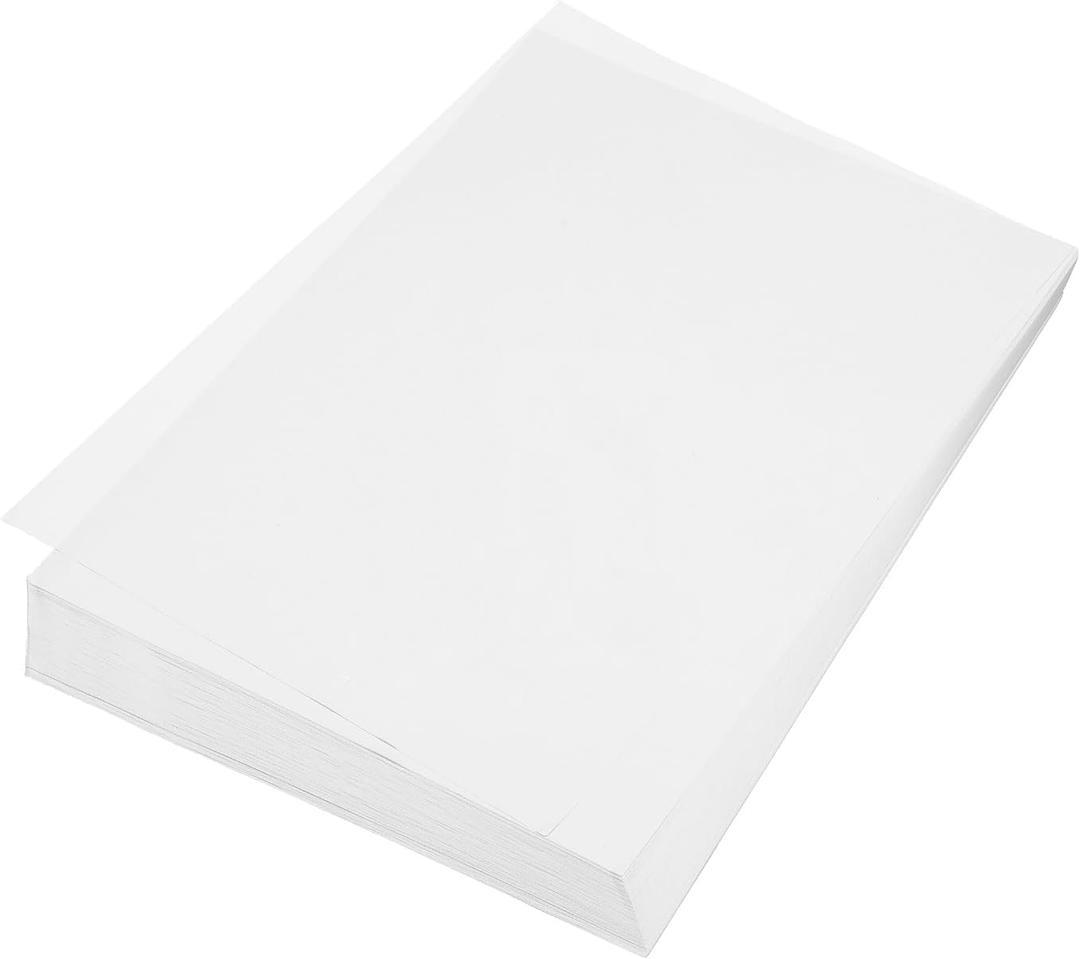 MECCANIXITY 100 Sheet Origami Paper Double Sided White 11.7 x 8.3 Inch Square Sheet for Art Craft Project, Beginners, Gifts Decor