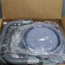 Toilet Seat Risers for Seniors Bedside Commode for Elderly Width and Height Adjustable Raised Toilet Seat with Handles for Elderly Handicap, Elevated, Pregnant, Fit Any Toilet Heavy Duty Up to 400lbs