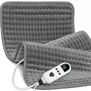 Heating Pad for Back 33"x17", Electric Heating Pads Large for Period Cramps Relief and Shoulder Pain, 9 Heat Settings, Machine Washable, Auto Shut Off, Birthday & Christmas Gifts for Women, Mom