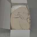 SOULFUL Muslin Crib Sheets for Boys Girls, 2 Pack Soft and Breathable Cotton Fitted Crib Sheets for Standard Crib Mattress (28"x 52", White & Beige)