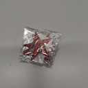 3 x Mini Christmas Tree Topper, Small Star Tree Topper for Xmas Party (2.32 Inch, Glitter Red)