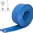 Flex Track 15 Ft Starter Set, Flexible Race Car Ramp Track for Ages 3 & Up with Suction Cups Compatible with Diecast 1/ 64th Cars (Blue)