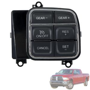 Steering Wheel Cruise Control Switch Compatible with Dodge Ram 1500 2500 3500 4500 5500 2013-2018 Replaces 68111384AB 68111384AA 601-608 CCA1384 V33800018 Cruise Switch Control Device
