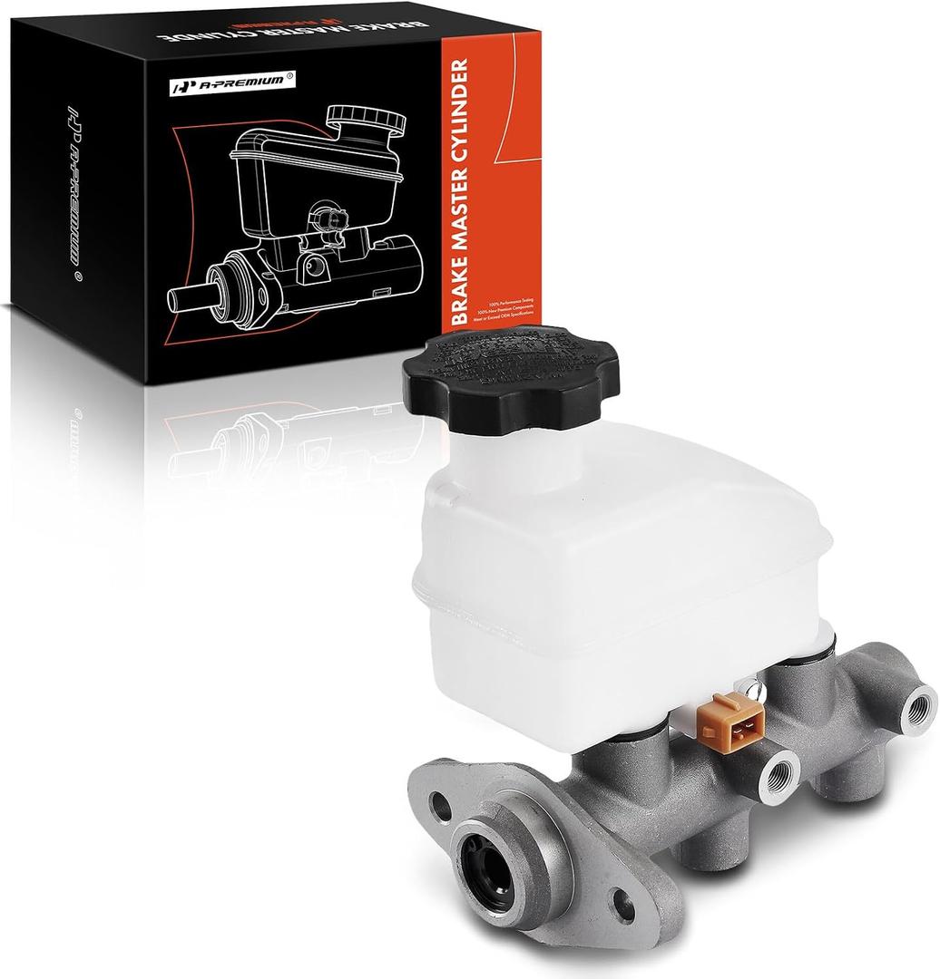 A-Premium Brake Master Cylinder with Reservoir and Sensor | Compatible with Hyundai Vehicles - Elantra 2001 2002 2003 - Replace# 585102D000