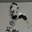 Ignition Switch Door Lock Cylinder Fuel Cap Remote Key Shell with Panic Full Set for Honda Accord 2008 2009 2010 2011