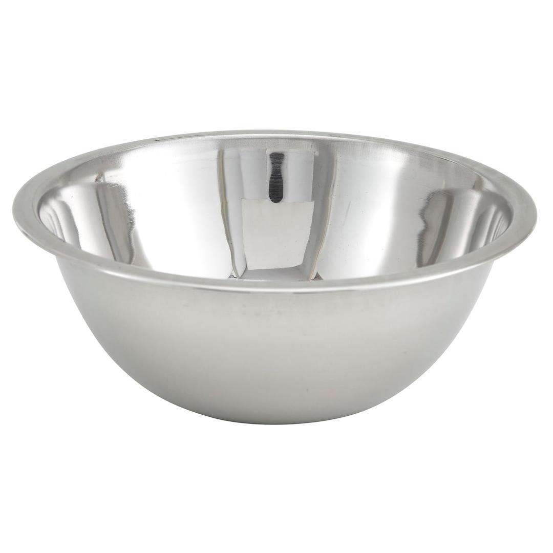 Winco Mixing Bowl, 13-Quart, Medium, Stainless Steel