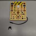 Busy Board with 19 LED Light Switches, Montessori Toys for 1 2 3 Years Old, Wooden Sensory Board, Toddlers Activity Travel Toys for 1 2 3 Year Old Boy & Girl Birthday Gift 