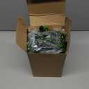 Erlandens 50pcs Faux Olive Leaves Stems 10” Tall Artificial Plants Olive Tree Branches for Small Vase Tabletop Greenery Decor for Home Office Wedding Party (Vase Not Included)