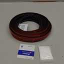 Black Rubber Weather Stripping Door Seal Strip, D Shape Door Weather Seal Strip, Self-Adhesive Soundproofing Frame Insulation Tape for Doors Frame/Window Seal,Blocks Cold Drafts Noise (23 Feet)