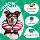BENCMATE Inflatable Dog Cone Collar Alternative, Soft Dog Cone for Dogs and Cats, Neck Recovery ECollar Donut Collar After Surgery (Large, Flag)