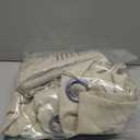 ChrisDowa Blackout Curtains 48 inches Long for Bedroom - 2 Panels Set Grommet Thermal Insulated Room Darkening Curtains for Living Room (Beige, 42 x 48 Inch)