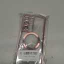 Hurgoer for Samsung Galaxy S21 Ultra Case.Soft TPU Electroplated Frame Cover with Clear Back.Drop Tested Protective Full Body Case.Thin Light SlimNot Magsafe (Rose Gold, S21 Ultra)