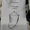 Hammock Chair Swing - Strong Metal, Collapsible, Portable, Max 500 lbs, Comfy Seat, Patio & Lawn, Cotton Blended, Indoor/Outdoor