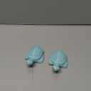 Cute Turtle Toilet Bolt Caps Ceramic Sea Turtle Toilet Bolt Covers Decorative, Set of 2 Toilet Screw Cover Caps, Toilet Caps for Bottom of Toilet, Toilet Bowl Caps for Bolts Bathroom Decor (F)