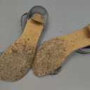 DREAM PAIRS Girls Sandals Ankle Strap Square Toe Low Heel Bow Flower Dress Shoes (1 Little Kid, Champagne-rhinestone)