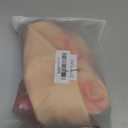 Vampire Mask with Sharp Teeth, Scary Latex Adults Demon Monster Face Masks for Cosplay Party Props - Light Brown