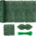 Artificial Ivy Privacy Fence Screen, 240x40 inch Dense Leaves Fence Panel, Super Privacy Greenery Wall Faux Ivy Greenery Backdrop Ivy for Patio, Balcony, Garden, Backyard Indoor Outdoor Decor